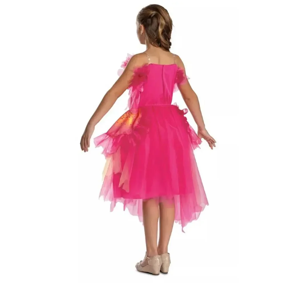 NBCUniversal Girls' S 4-6x Wicked the Musical Glinda Upland Oz Dust Costume Pink